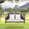 Patio Rattan Swing for 2 People with Comfortable Seat Cushions